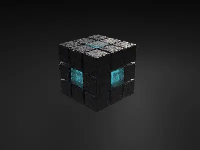 Ski-Fi Cube 3D model