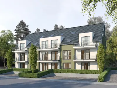 GERMAN HOUSE 3 - SUNSET 3D model