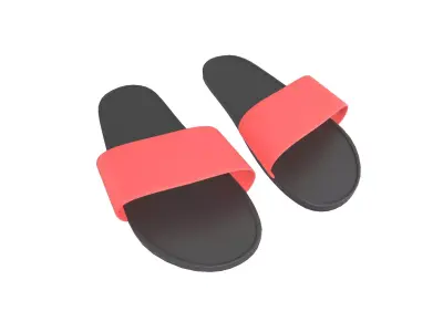 Flip Flops v5 016 Low-poly 3D model