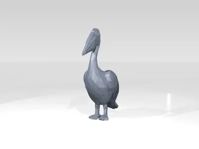 Pelican Low Poligonal 3D model