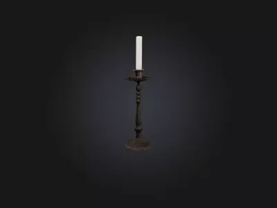 Candlestick Low-poly 3D model