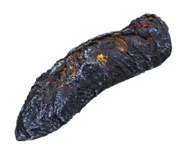 Lava Rock  Low-poly 3D model