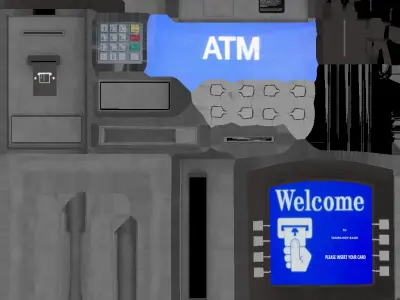 City Props Collection Low-poly 3D model