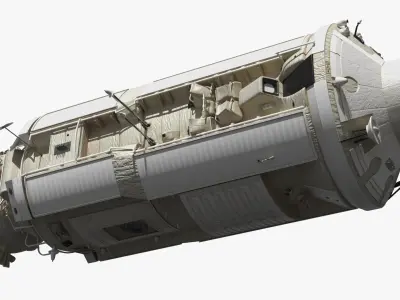  ISS Orbital Cargo Station Module 