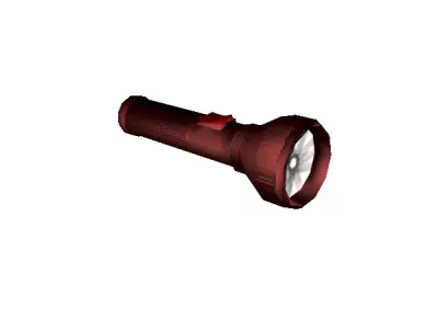 Torch Light Low-poly 3D model