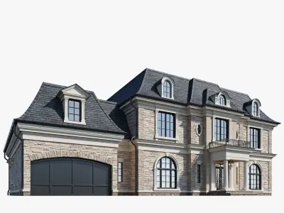 Classic house 1 3D model
