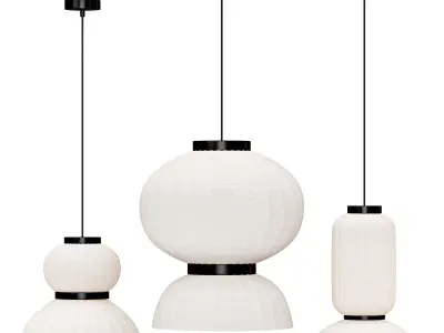 Renne Pendant Lights by Lightzey 3D model