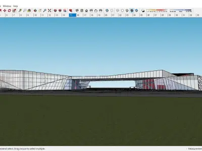 Sketchup Cultral Center F9 3D model
