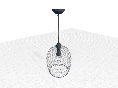 Roy Light Single Geometric Pendant 3D model