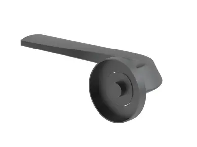 Zoo Hardware Rosso Maniglie Aries Matt Black 3D model