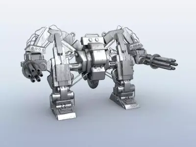Robot 10 3D model