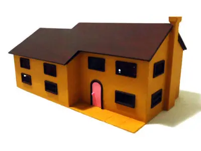 The Simpsons House 3D print model