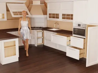 Kitchen ANNA 3D model
