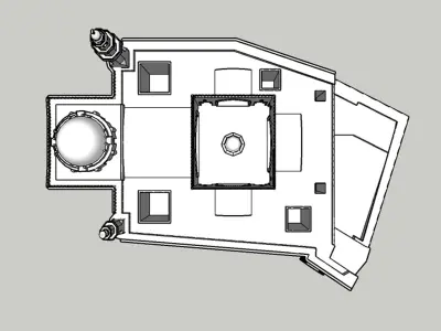 Mosque and Madrasa of Sultan Hassan 3D print model
