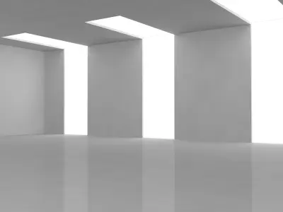 Sci Fi Interior Low-poly 3D model order