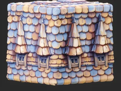 Stylized Roof Seamless Texture  Texture