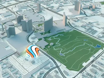 Las Vegas City 3D Model 3D model