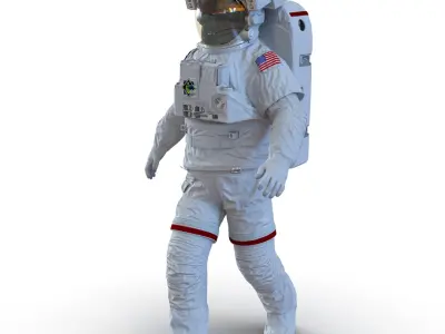  Extravehicular Mobility Unit Rigged for Maya 