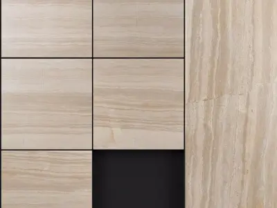 Keros Serpantino Beige 3D model