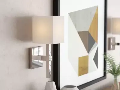  Chevalier Light  Armed Sconce - 3 Colour 3D model