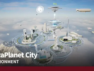MetaPlanet City 3D model
