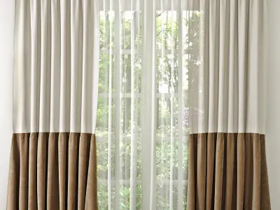 Curtain - 3D model