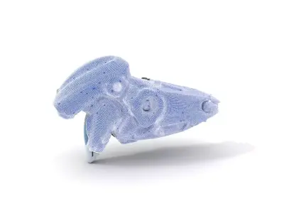 Futuristic Hovercraft model pack Low-poly 3D model