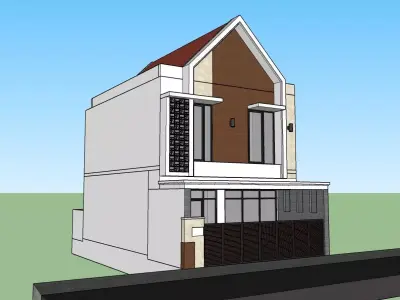 Minimalis House 3D model