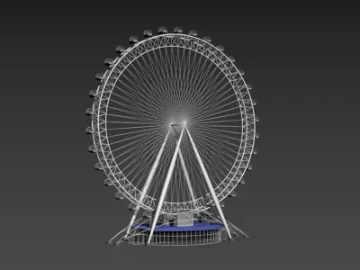 ferris wheel 3D model