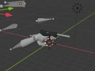 FPS Hands Low-poly 3D model