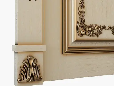 Classic door 3D model