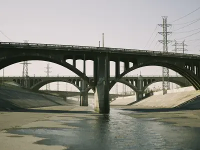  Photoreal Los Angeles River 3D environment 