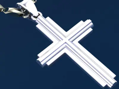 Cross Jesus D40 3D print model