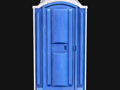 Portaloo Portable Toilet Low-poly 3D model