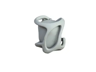 SciFi Shape Object Low Poly 118 Low-poly 3D model