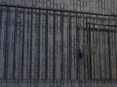 Reja carcelaria - Ready For Games-Animations Free low-poly 3D model