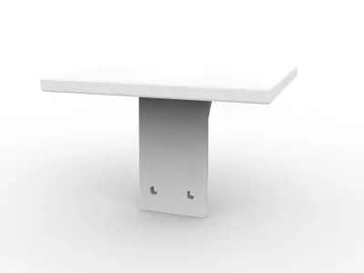 Floating Shelf Bracket Hidden Mount 3D Print Model 3D print model