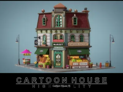 Cartoon House Pack 03