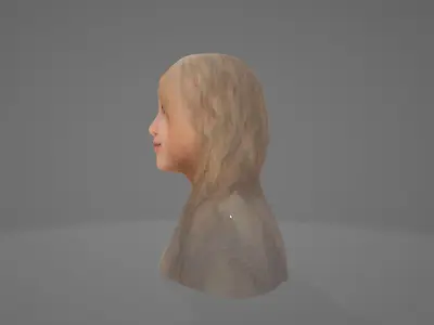 Character No 4  Not Rigged 3D model Low-poly 3D model