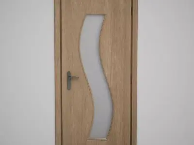 CGAxis Door 3D model 10