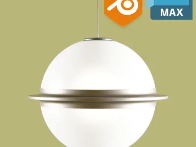 CHROME Lamps Collection 3D Model Pack