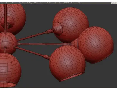 Arte Lamp LAGOS Low-poly 3D model