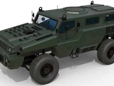 Marauder  Family  MRAP 3D model