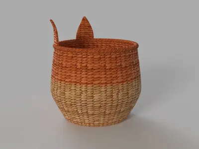 Fox Floor Bin 3D model