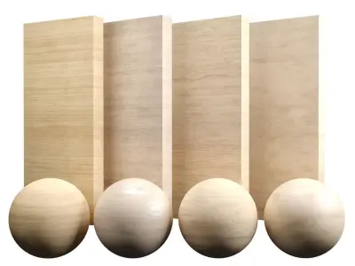 Fine Japanese Elm Wood Varnished Texture PBR Vray Corona Blender Texture