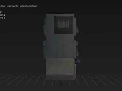 Asian Old Scenes Low-poly 3D model