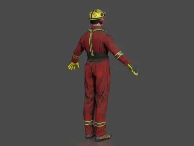 MINER MAN 3D model