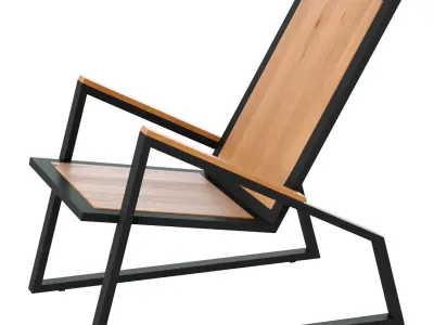 Outdoor Loft Chair Garden furniture 3D model
