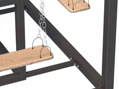 Swing Table Set 03 3D model