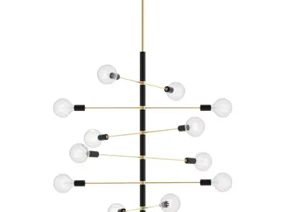Mitzi Astrid 12 Light Chandelier 3D model